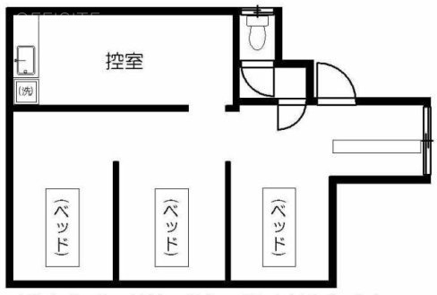 サイレンス新小岩1F 間取り図