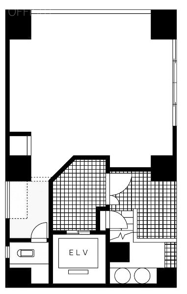 高野ビル1F 間取り図