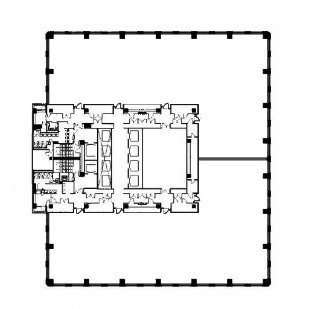 新宿フロントタワー15F 間取り図