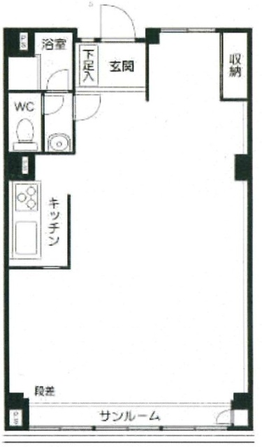 東急スカイラインビル77 間取り図