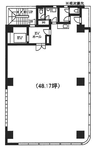 石山ビル3F 間取り図