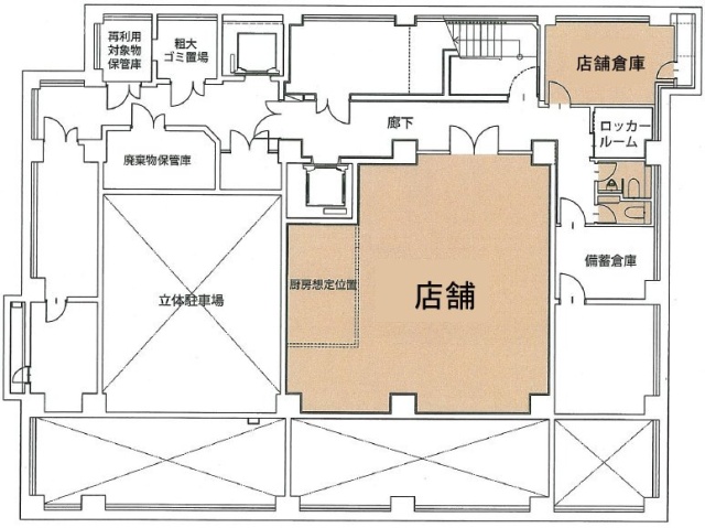 日本橋木村ビルB1F 間取り図
