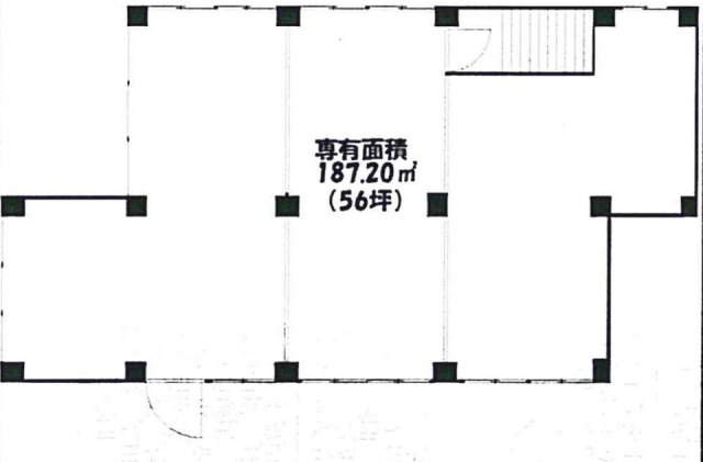 森屋コーポビル2F 間取り図