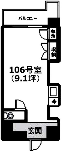 千駄ヶ谷ホリタン106 間取り図