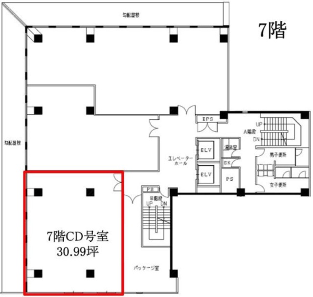 第2山崎ビルCD 間取り図