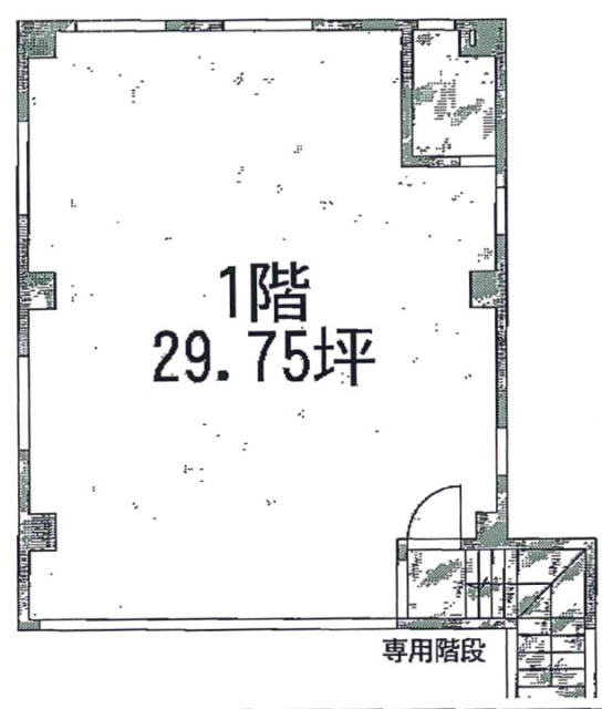 横山ビル1F 間取り図