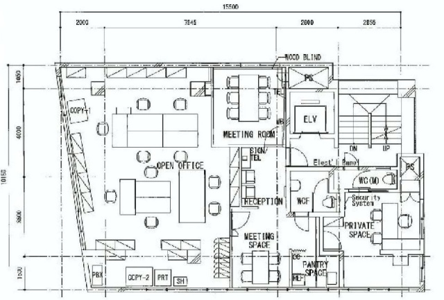 ビルディング啓6F 間取り図