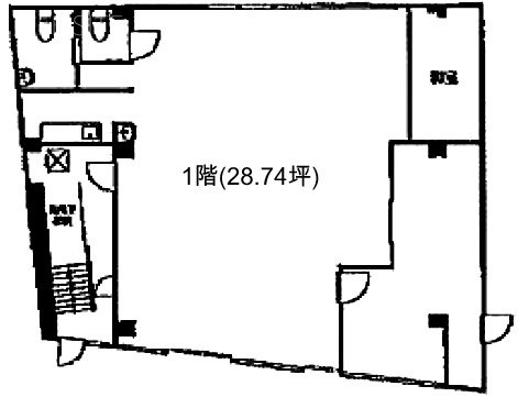 アシスト赤羽マンションビル1F 間取り図