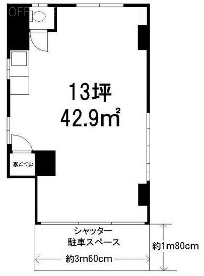久保ビル1F 間取り図