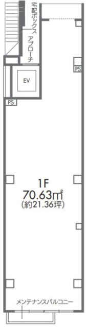 COCOPLUS本駒込1F 間取り図