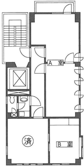 石井ビル8F 間取り図