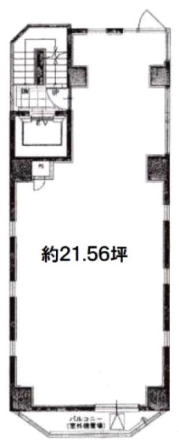 京城ビル5F 間取り図