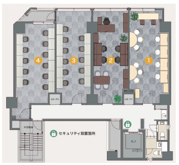 NOW/HERE横浜関内201 間取り図