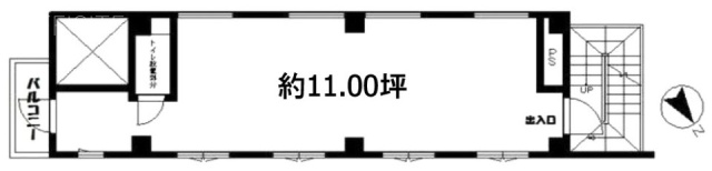 NEWーK Crescentビル3F 間取り図