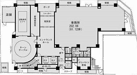 日本橋ファーストビル1F 間取り図
