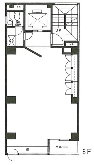 NH虎ノ門ビル6F 間取り図