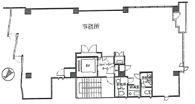 眞砂ビル2F 間取り図