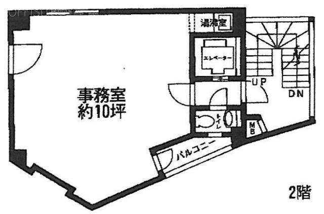 門前仲町CBタワー5ビル2F 間取り図