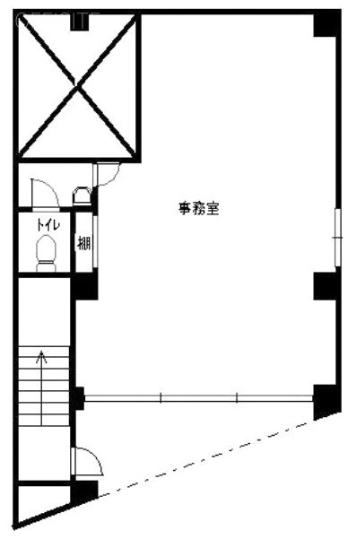 堀内ビル1F 間取り図