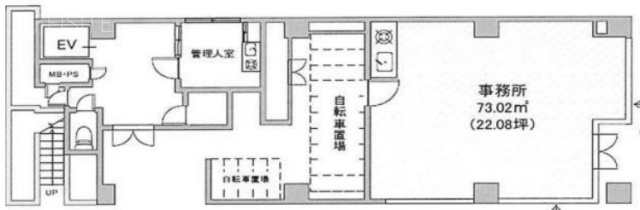 ダイアパレス両国ビル101 間取り図