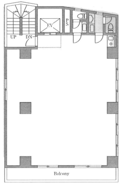 Glanffice茅場町7F 間取り図