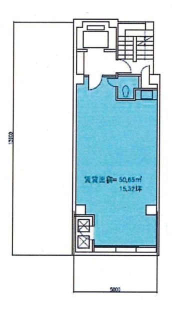 ルート西新橋ビル6F 間取り図