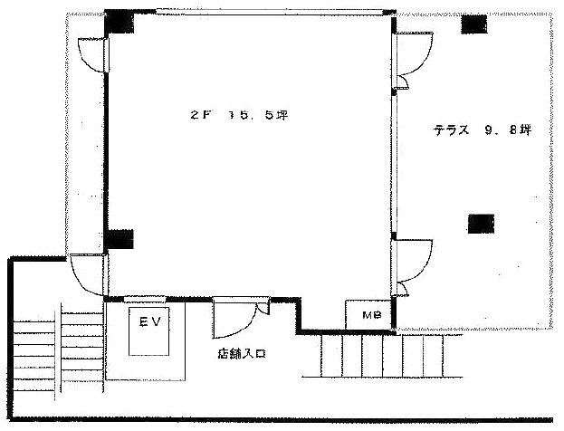 ヴェルエ青葉台ビル2F 間取り図