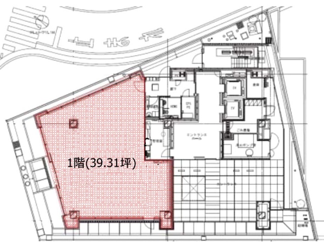 渋谷S.野口ビル1F 間取り図