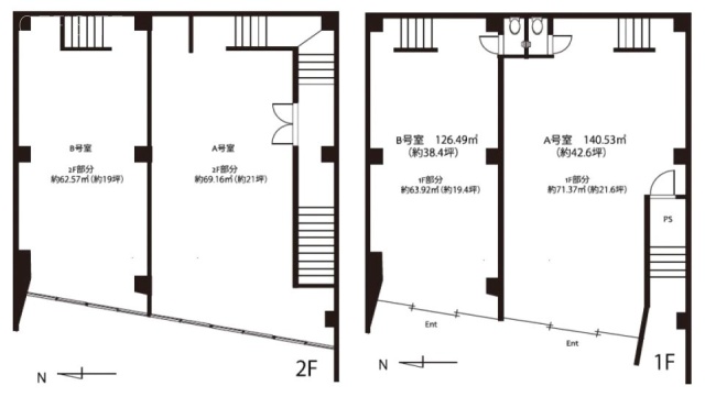 第二大津ビルB 間取り図