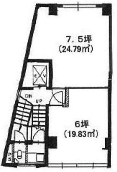 野間ビル201 間取り図