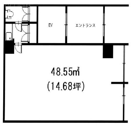 クリエイトビル1F 間取り図