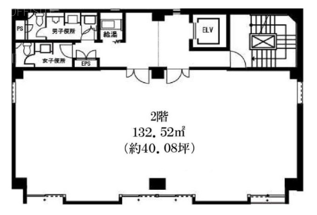 岩本町サニービル2F 間取り図