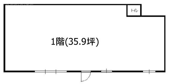 細野ビル1F 間取り図