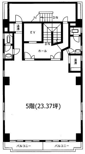 中村ビル5F 間取り図