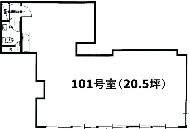 セントラル中村橋101 間取り図