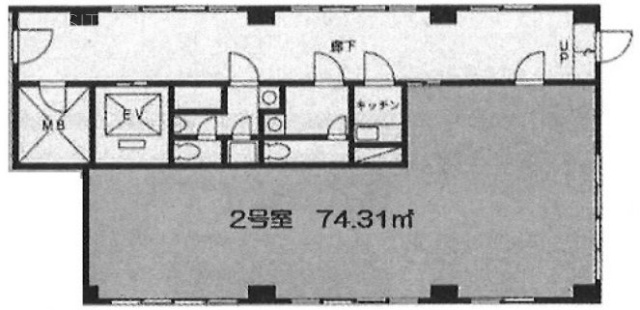 静屋(しずかや)ビル9F 間取り図