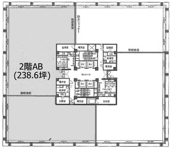 目白中野ビルAB 間取り図