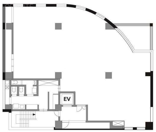 TAKIビル表参道2F 間取り図