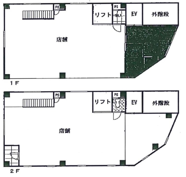 インカビル1F～2F 間取り図