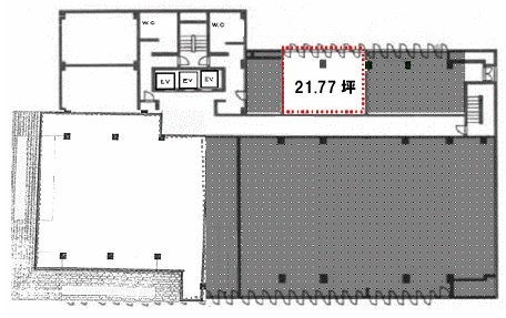 A-PLACE馬車道611 間取り図