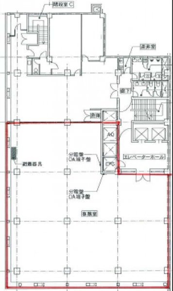 上野ビル9F 間取り図