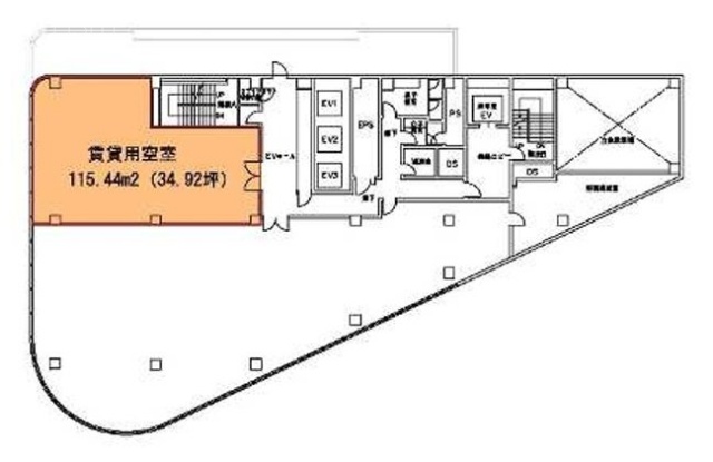 A-ONEビル12F 間取り図