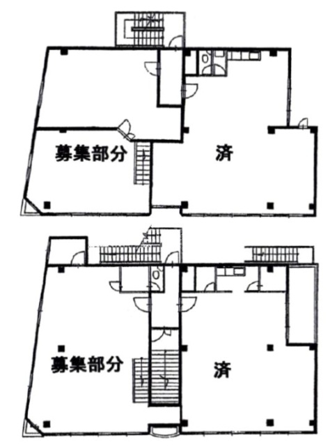 TMビル2F～3F 間取り図