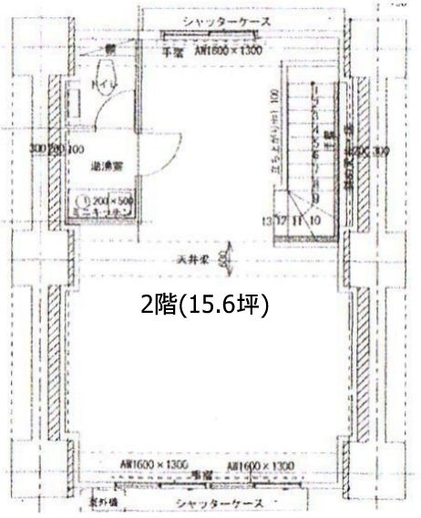 浅草橋一丁目ビル2F 間取り図