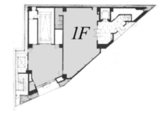 ラ・ベール日本橋ビル1F 間取り図