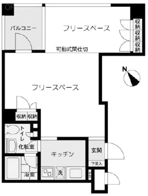 アコルデ横濱関内ビル701 間取り図