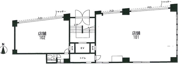 東建ビル101 間取り図