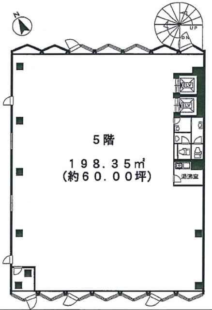 初音森ビル5F 間取り図