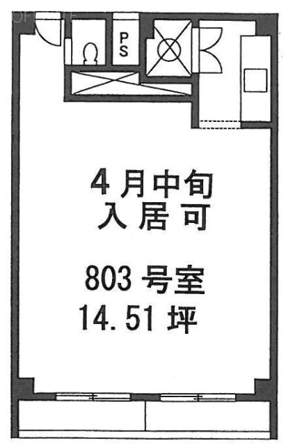 岡三桜丘ビル北館1001 間取り図