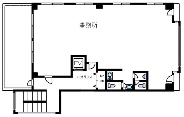 住吉町ビル3F 間取り図